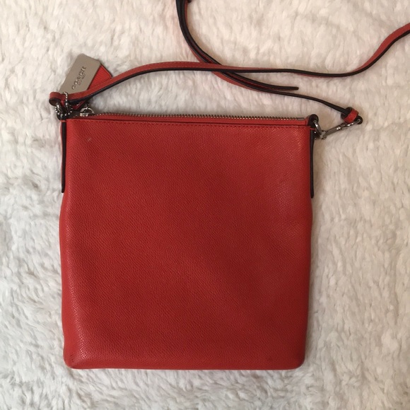 Coach Courier Textured Leather Crossbody Bag - Picture 2 of 4